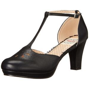 Bettie Page Women's Bp303-Mercy Pump 8 Black